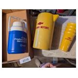 Chevrolet Coleman Motors Plastic Pitcher w/ Cups &