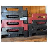 (7) Dr. Pepper Plastic Crates