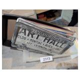 Assorted License Plates & Shriner