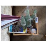 Umbrella, Wooden Box, Old Indiana Map, +