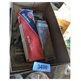 Battery Cables, Tire Gauge, Tire Repair Kit, &