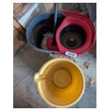 Spin Mop, Mop Bucket & Extra Bucket