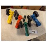 (4) Plastic Scale Model Toys