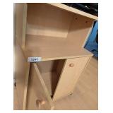 Rolling Fiberboard Microwave Cart
