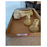 Lenox? Flower Vase & Candle Sticks