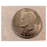 1971 D Eisenhower Dollar Coin