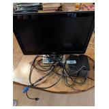 40" HP Computer Monitor & KEIID Speakers