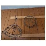 (2) Wire Hanging Plant Holders