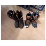 (2) Pairs of Boots