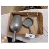 Scoop Spoon, Mini Cast Iron Skillet & Other