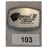 Diamond 3 Oil .. Vincennes Belt Buckle
