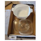 Anchor Hocking Casserole Dish w/ (2) Lids