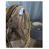(2) Wooden Saw Horses w/ Heavy Duty Extension Cord
