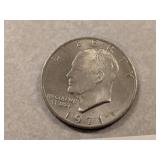 1971 D Eisenhower Dollar Coin