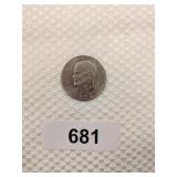 1972 Eisenhower One Dollar Coin
