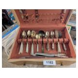 WMA Rogers Triple Oneida LTD Silverware Set w/