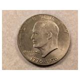 1776-1976 Eisenhower Bicentennial Dollar