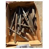 Assorted Chisels, Roll Pin Punches & Other