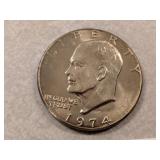 1974 D Eisenhower Dollar Coin
