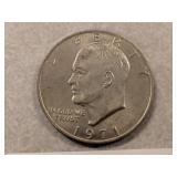 1971 D Eisenhower Dollar Coin