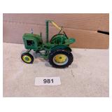 John Deere Tractor w/Side Arm Sicklebar Attachment