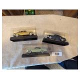 (3) Miniature Diecast Cars