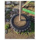 (2) Weighted Poles w/ Tires