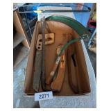 Hand Sickle, Crowbar, Handsaw & Pruning Saw