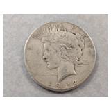 1922 S Peace Silver Dollar