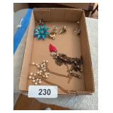 Necklaces, Rings, Pins & Ladies Watch