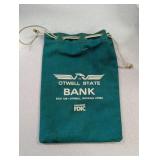 The Otwell State Bank Bag
