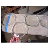 Fire King, (2) Pyrex & Anchor Hocking Glass