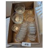 Assorted Glass Dessert Bowls - Some Libbey