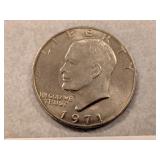 1971 D Eisenhower Dollar Coin