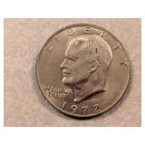 1972 D Eisenhower Dollar Coin
