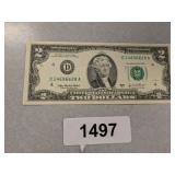 2003 A Series $2 USD Bill