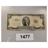 1953 Series $2 USD Bill