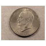 1776-1976 D Eisenhower Bicentennial Dollar