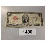 1928 D Series $2 USD Bill