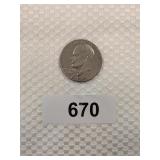 1977 Eisenhower One Dollar Coin