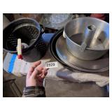 Enamelware Roaster, Angel Food Cake Pan & Other