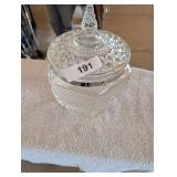Glass Cookie Jar (Missing Handle)