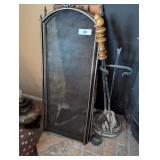 Fireplace Screen w/ Fireplace Cleaning Tools