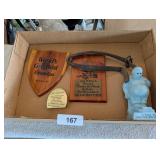 Grandpa Wall Plaque, Leather Collar & Other