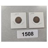 (2) Indian Head Pennies - 1903, 1906