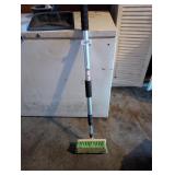 Adjustable Scrub Brush To Attach To Garden Hose