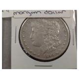 1890 O Morgan Silver Dollar