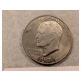 1971 D Eisenhower Dollar Coin