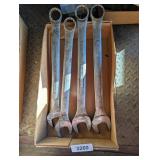 (4) S-K Combination Wrenches