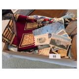 Wall Tapestry, Pillow Cover & Vintage Postcards